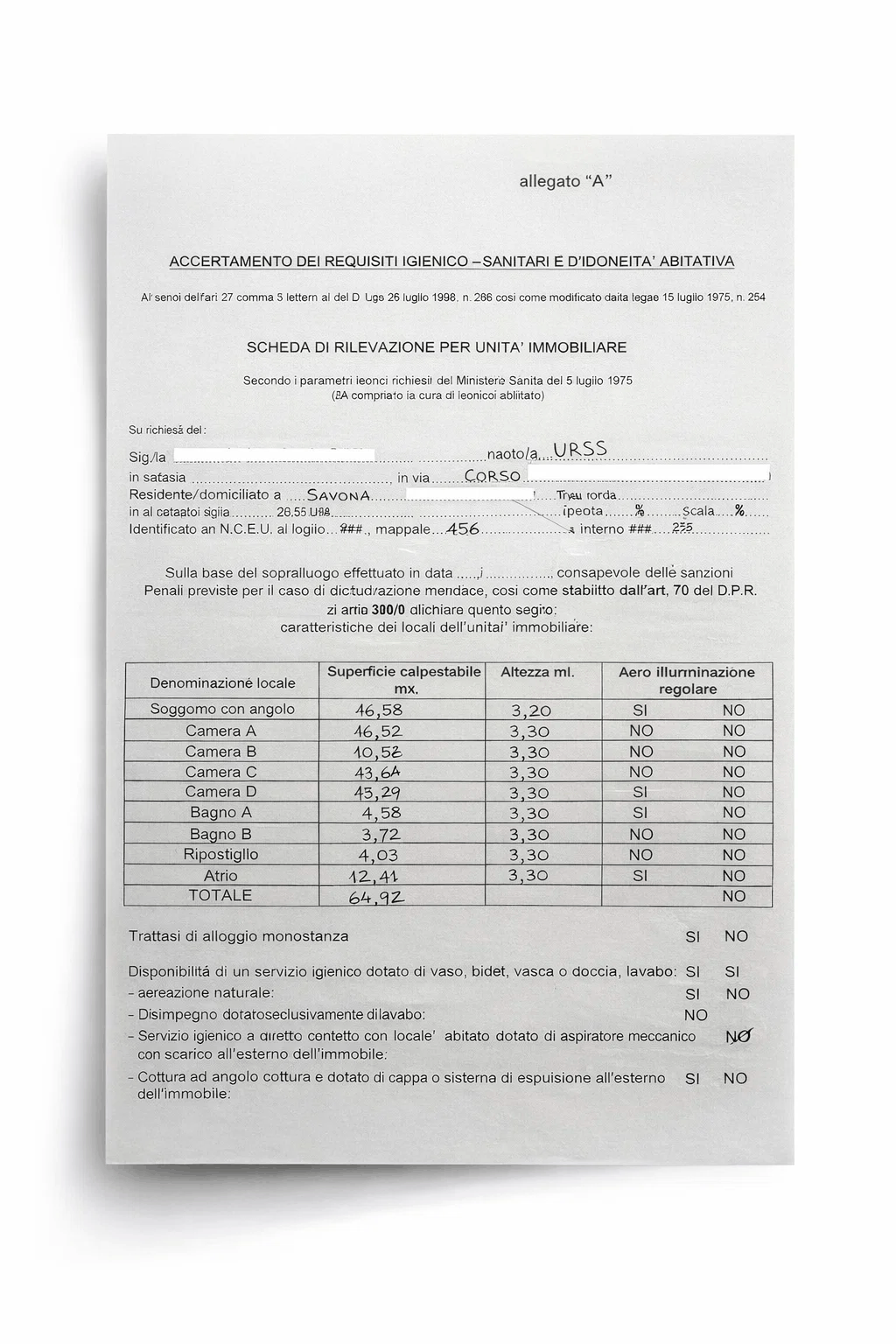 Получение сертификата соот. жилья